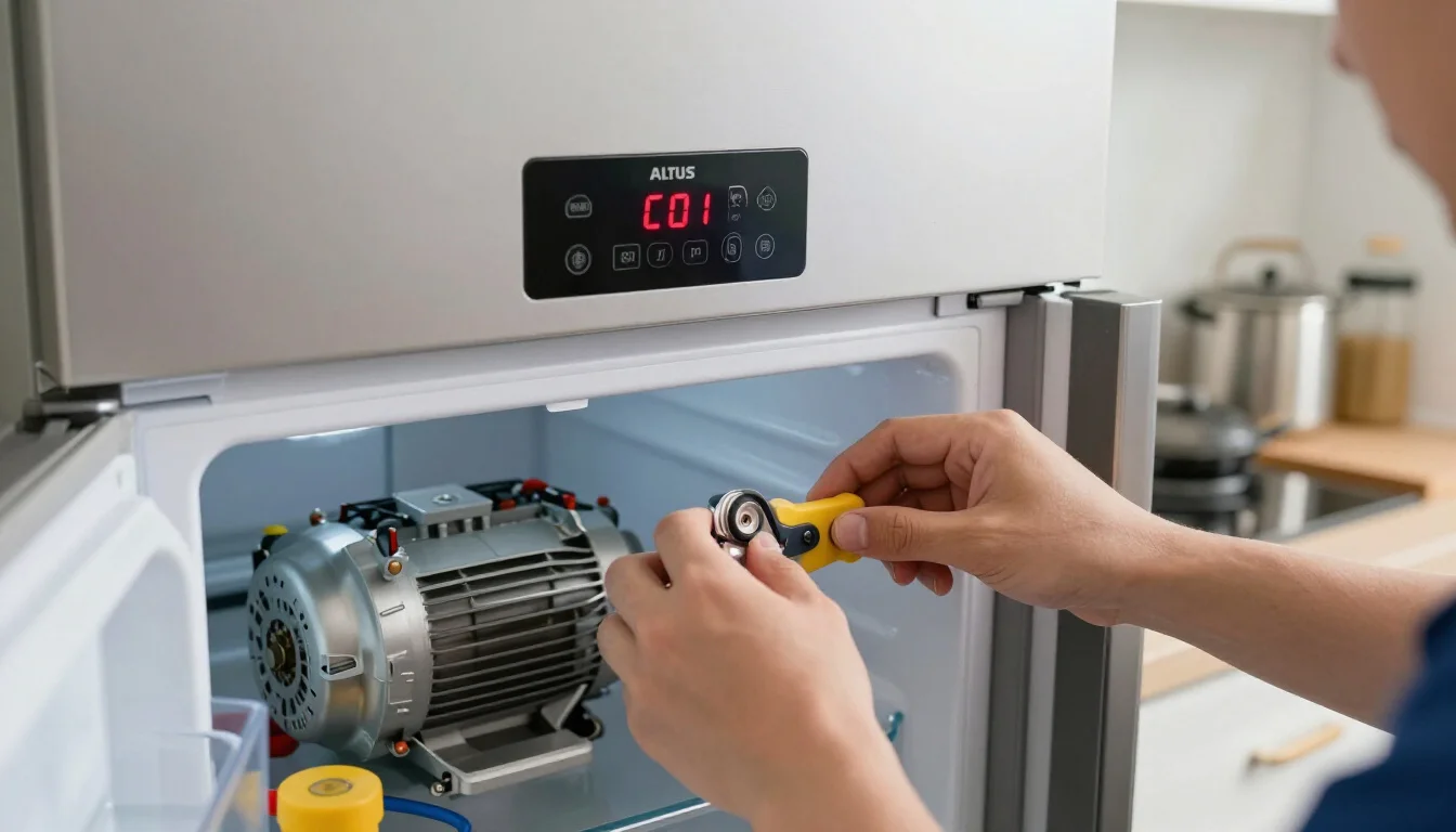 Altus Buzdolabı C01 Arıza Kodu Nedir? Motor hatası