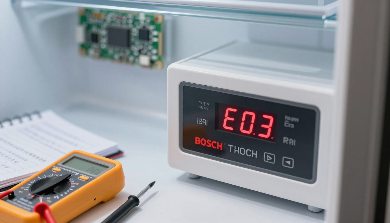 Bosch Buzdolabı E03 Arıza Kodu Nedir? Sensör arızası