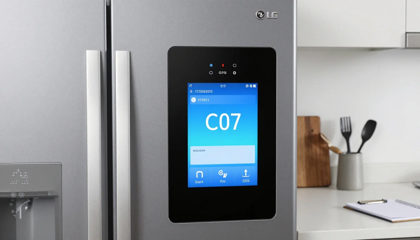 LG Buzdolabı C07 Arıza Kodu Nedir? Sensör arızası