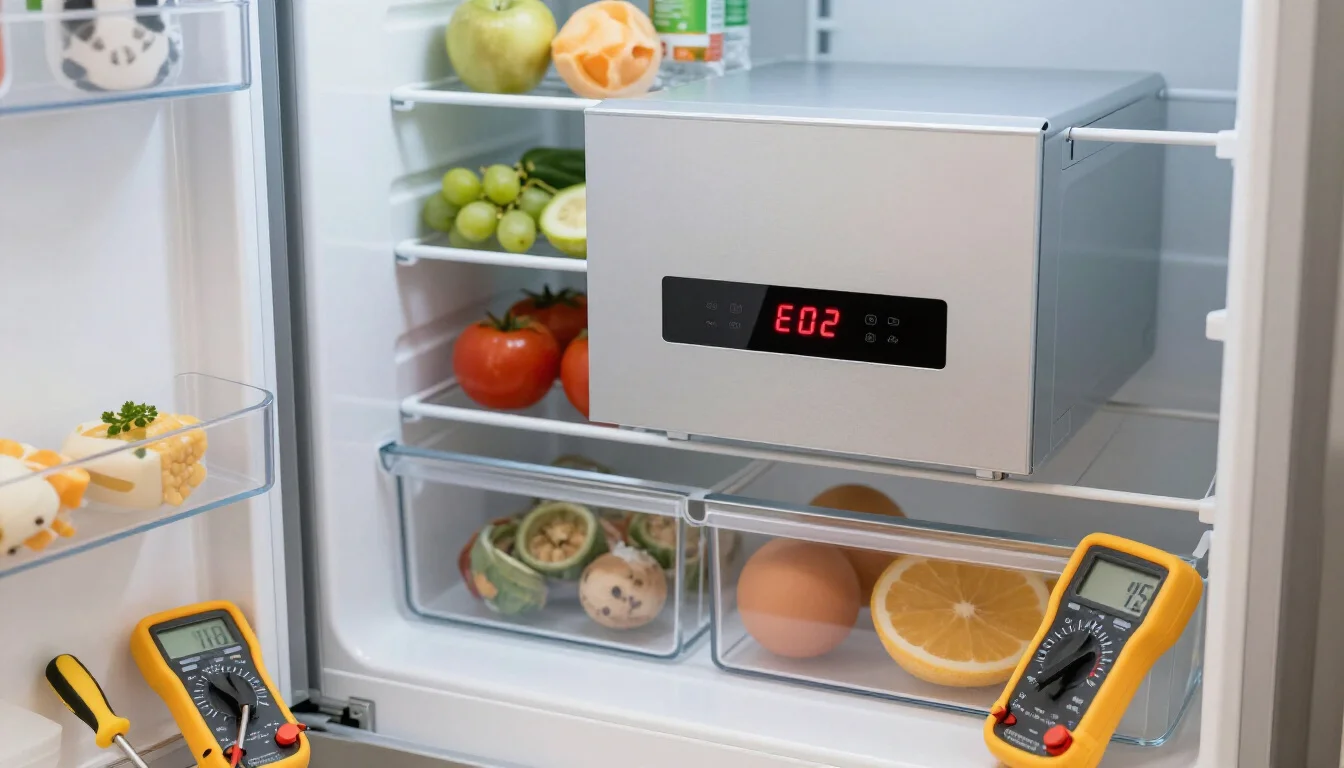 LG Buzdolabı E02 Arıza Kodu Nedir? Kart iletişim problemi