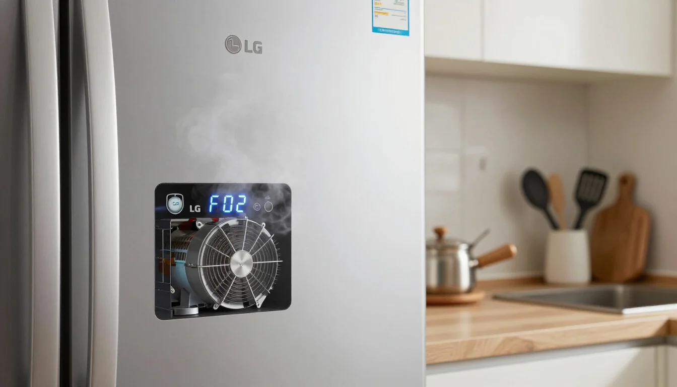 LG Buzdolabı F02 Arıza Kodu Nedir? Aşırı ısınma koruması